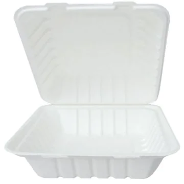 Photo Boîte à repas en canne à sucre - 185 x 135 x 65 mm NATURE STAR