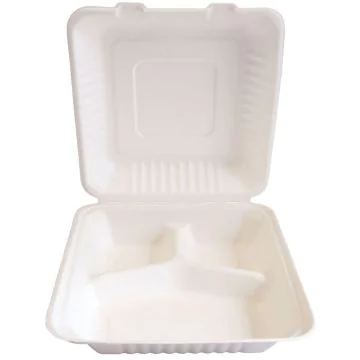 Photo Boîte à repas en canne à sucre - 3 compartiments NATURE STAR 