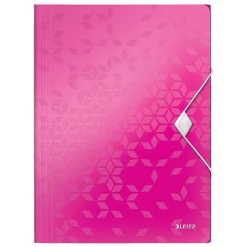 Photo Chemise à élastique A4 - 150 feuilles - Rose LEITZ WOW
