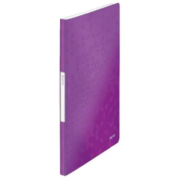 Photo Protège-documents A4 - 20 pochettes - Violet LEITZ WOW