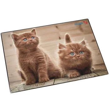 Photo Sous-mains de bureau - 400 x 530 mm - Chats fouineurs LAUFER