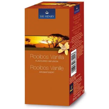 Photo Infusion Rooibos Vanille TCHIBO Sir Henry Lot de 25 sachets Image