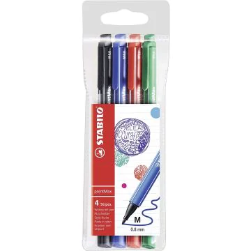 Photo Etui de 4 Stylo-feutres - Assortiment STABILO PointMax Image