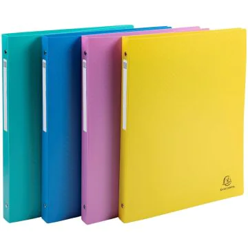 Photo Classeur souple - 4 anneaux de 15 mm - Assortiment EXACOMPTA Forever Young