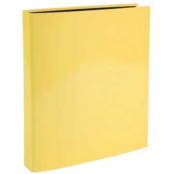 Photo Classeur rigide à 4 anneaux en D - Dos 40 mm - Jaune EXACOMPTA Aquarel