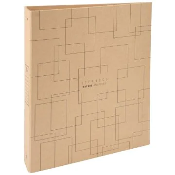 Photo Classeur rigide à 4 anneaux - Dos 40 mm - Motifs géométriques EXACOMPTA Eterneco