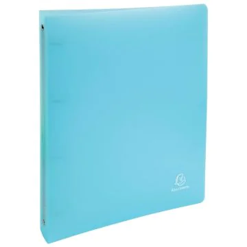 Photo Classeur semi-rigide - 4 anneaux de 30 mm - Bleu EXACOMPTA Chromaline Pastel