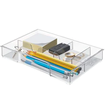 Photo Organiseur de compartiment pour module WOW - 4 compartiments - Transparent LEITZ 5215-00-02 Exemple