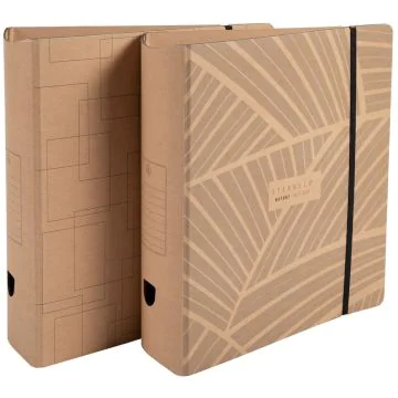 Photo Classeur à levier pour A4 - Dos de 80 mm - Assortiment EXACOMPTA Eterneco