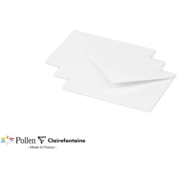 Photo Enveloppe POLLEN Blanc irisé Format  75 x 100 mm 54030C