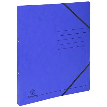 Photo Classeur 2 anneaux - Carte imprimée - Dos 20 mm - Bleu EXACOMPTA