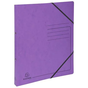 Photo Classeur 2 anneaux - Carte imprimée - Dos 20 mm - Violet EXACOMPTA