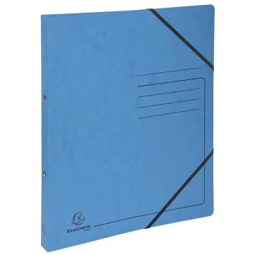 Photo Classeur 2 anneaux - Carte imprimée - Dos 20 mm - Turquoise EXACOMPTA