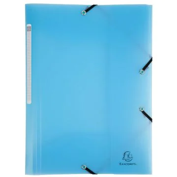 Photo Chemise A4 à élastiques en PP - Bleu EXACOMPTA Chromaline Pastel