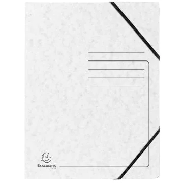 Photo Chemise imprimée à élastiques - Sans rabat - Blanc EXACOMPTA Image