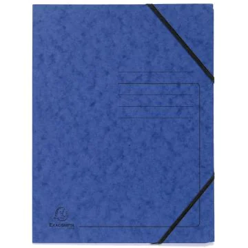 Photo Chemise imprimée à élastiques - Sans rabat - Bleu EXACOMPTA Image