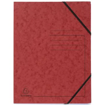 Photo Chemise imprimée à élastiques - Sans rabat - Rouge EXACOMPTA Image