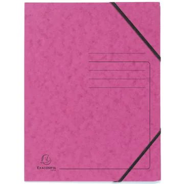 Photo Chemise imprimée à élastiques - Sans rabat - Rose EXACOMPTA Image