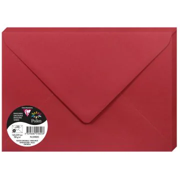 Photo Enveloppe POLLEN Rouge Groseille Format  162 x 229 mm 5582C