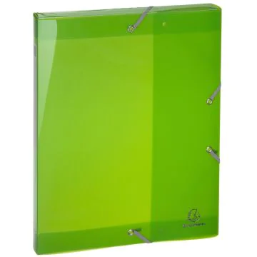 Photo Boîte de classement à élastiques - Dos 25 mm - Vert Anis EXACOMPTA Iderama Image