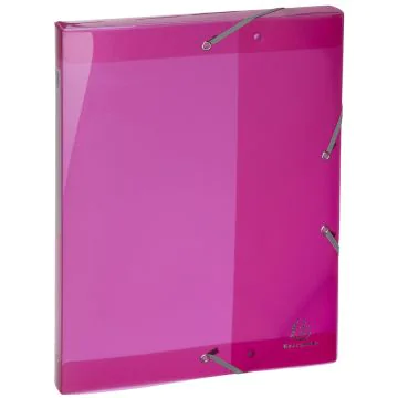 Photo Boîte de classement à élastiques - Dos 25 mm - Rose EXACOMPTA Iderama Image