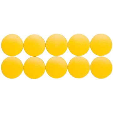 photo Aimants ronds - 20 mm - Jaune : MAUL Lot de 10 
