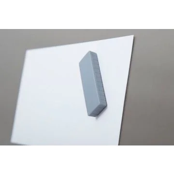 Photo MAUL : Lot de 10 aimants rectangulaires - 54 x 19 mm - Gris