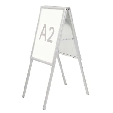 Photo Tréteau d'affichage public A2 - 465 x 1010 mm - Argent : MAUL 66312-08