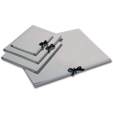 Photo Carton à dessin à ruban - A2 - Gris FOLIA Image