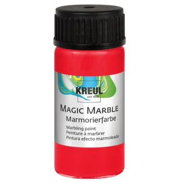 Photo KREUL : Peinture à marbrer Magic Marble - 20 ml - Flacon Rouge