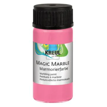 Photo KREUL : Peinture à marbrer Magic Marble - 20 ml - Flacon Rose