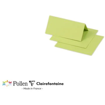 Photo POLLEN Porte-nom vert bourgeon 85 x 80 mm 75050C Clairefontaine
