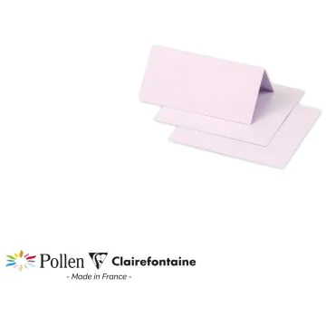 Photo Cartes de table - 85 x 80 mm - Lilas POLLEN 