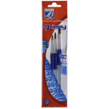 Photo Pinceaux plat n° 4, 10 et 14 LEFRANC et BOURGEOIS 807303