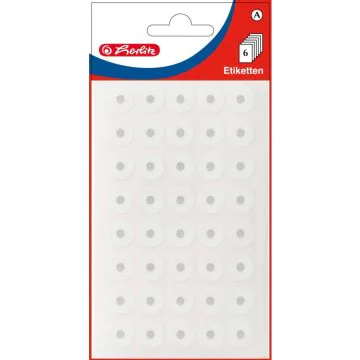 Photo Lot de 240 oeillets autocollants - Blanc : HERLITZ  830273