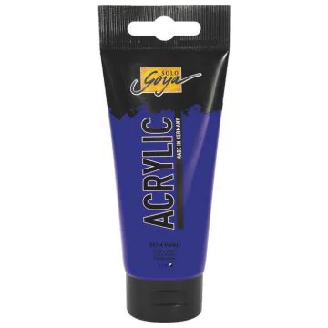 Photo Peinture acrylique Violet Tube de 100 ml : KREUL Solo Goya Acrylic 84114