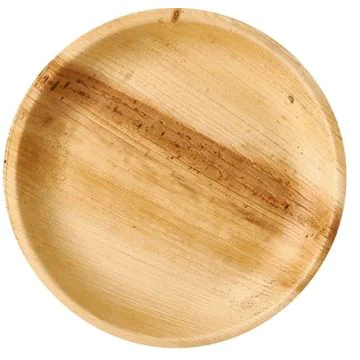 Assiette jetable en feuilles de palme - Diamètre de 230 mm PAP STAR Pure