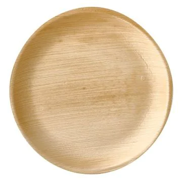 Assiette jetable en feuilles de palme - Diamètre de 250 mm PAP STAR Pure
