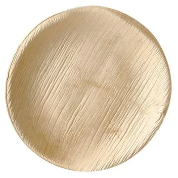 Assiette jetable en feuilles de palme - Diamètre de 150 mm PAP STAR Pure