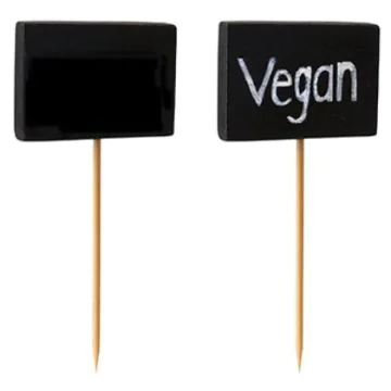 Photo Pique apéritif personnalisable - 85 mm PAP STAR Ardoise