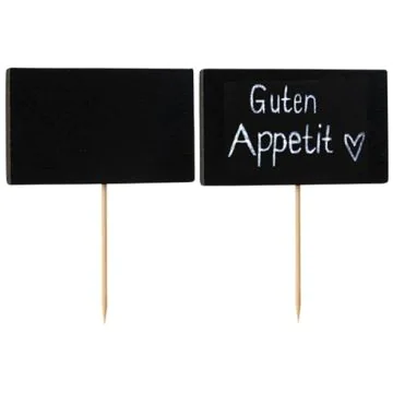 Photo Pique apéritif personnalisable - 90 mm PAP STAR Ardoise