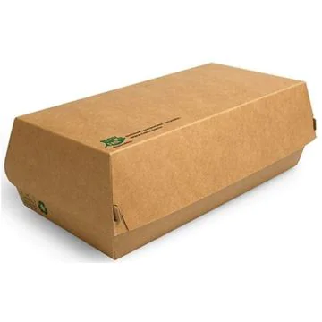 Photo Boite à sandwich - 220 x 105 x 75 mm PAP STAR Pure 87249