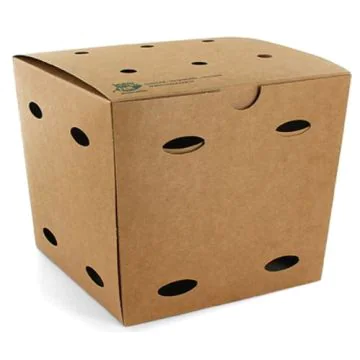 Photo Boite à frites - 140 x 145 x 145 mm PAP STAR Pure