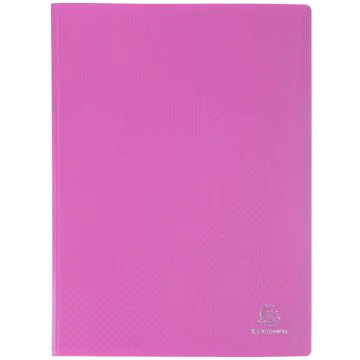 Photo Protège-documents de 40 vues - Rose EXACOMPTA Opaque Image