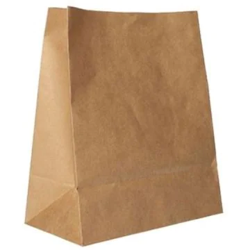 Photo Sac en papier à fond plat - 220 x 185 x 97 mm - Brun PAP STAR