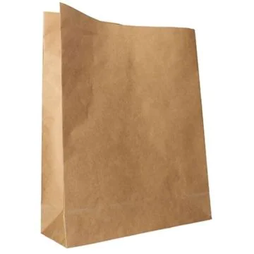 Photo Sac en papier à fond plat - 400 x 320 x 110 mm - Brun PAP STAR