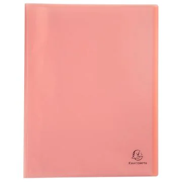 Photo Protège-Documents de 80 Vues - Corail EXACOMPTA Chromaline Pastel