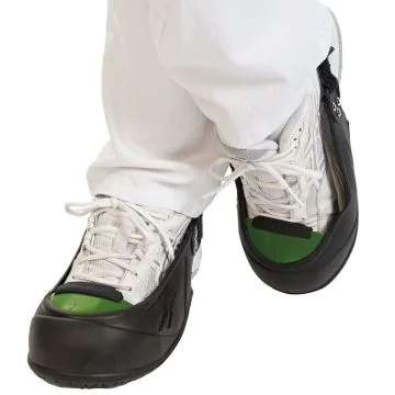 Photo Paire de surchaussures de sécurité - 44-50 - Noir/Vert HYGOSTAR