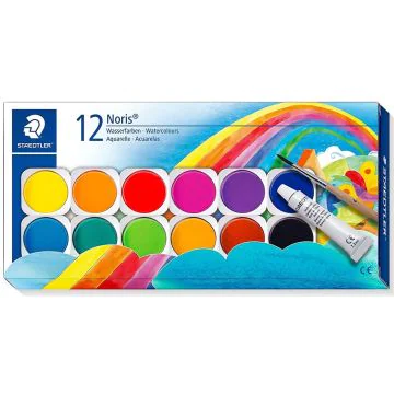 Photo Boite de 12 peintures : STAEDTLER Noris Club (888 NC12)