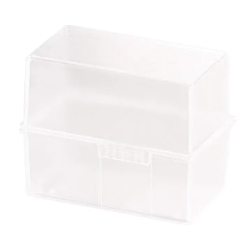 Photo Boite pour fiches en plastique - Format A6 - Blanc translucide : HAN 976-63 
